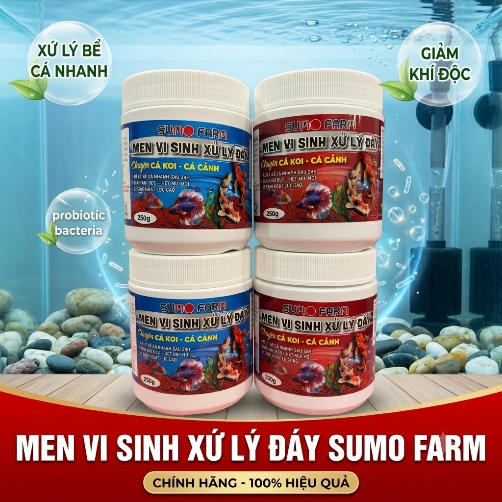 Men vi sinh xử lý đáy 250g