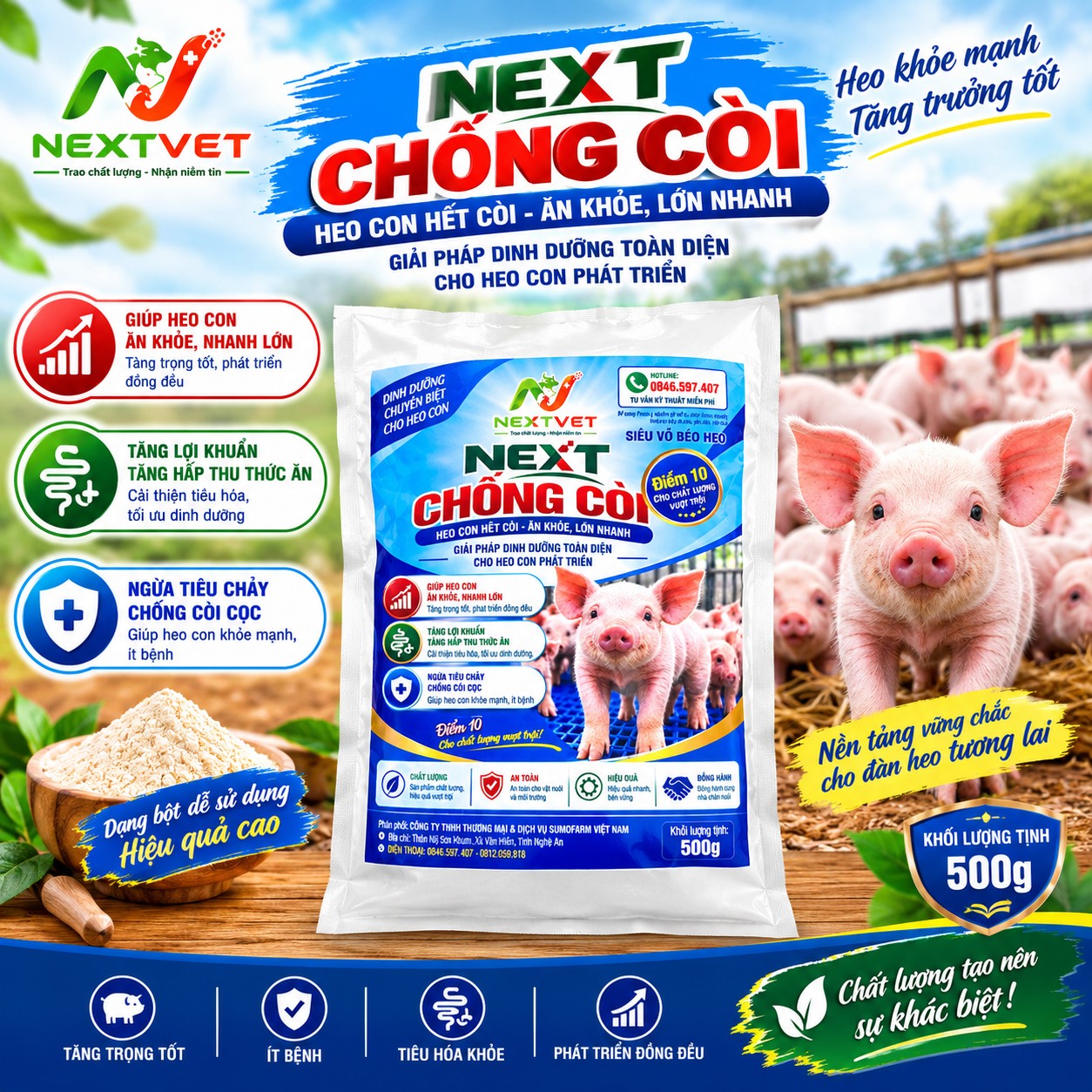 NEXT CHỐNG CÒI