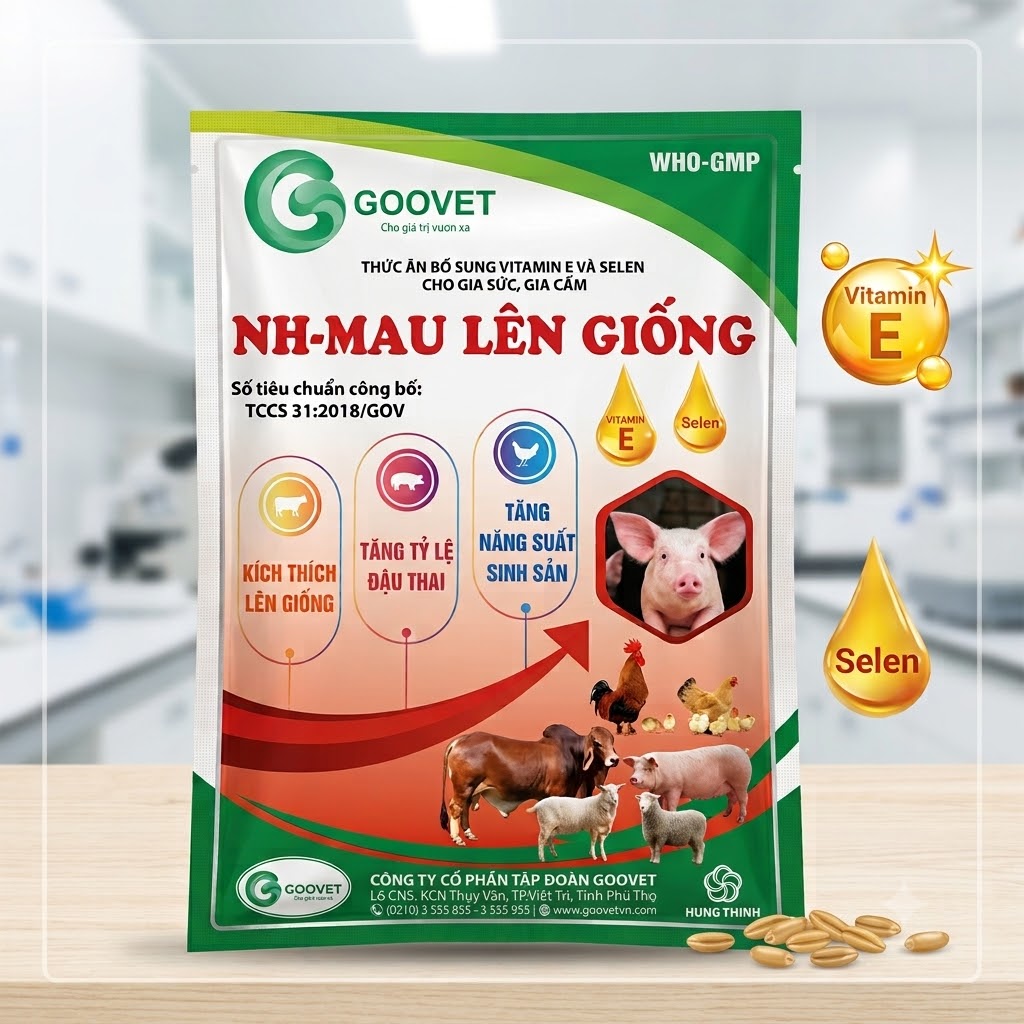 Thức ăn bổ sung (NH - Mau lên giống 1kg)