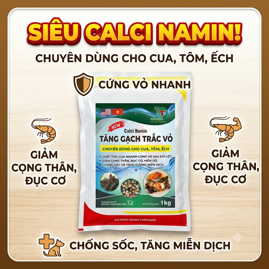 Thức ăn bổ sung Tăng gạch chắc vỏ